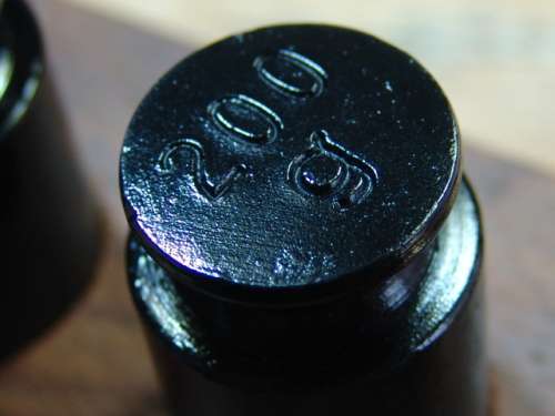 Vintage Barkel Brass and Metal Scale Weights - Full Set