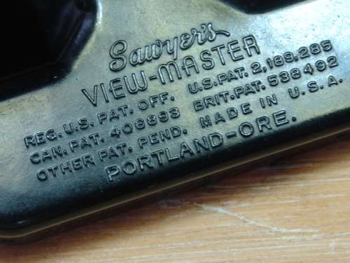 Vintage View Master Stereoscope 3D Viewer with picture reels - Sawyer Inc. - in original Box