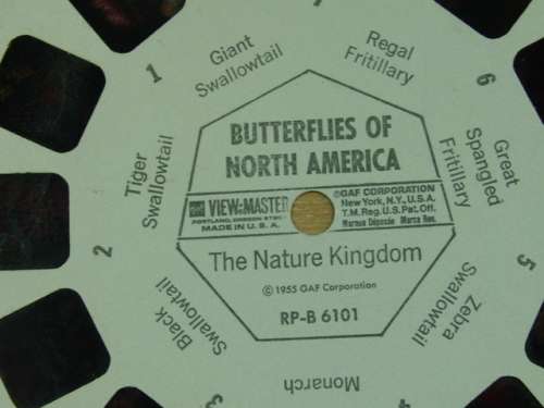 A Vintage collection of 6 "The nature Kingdom"  3D picture Reels - View Master
