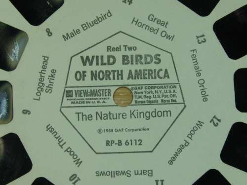 A Vintage collection of 6 "The nature Kingdom"  3D picture Reels - View Master