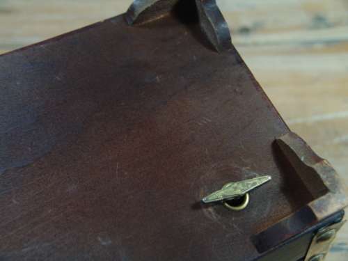 Vintage Large wooden "Treasure chest" Musical Jewelry Box