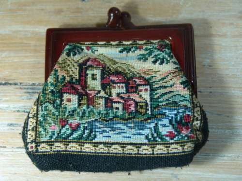 Vintage Tapestry coin Purse