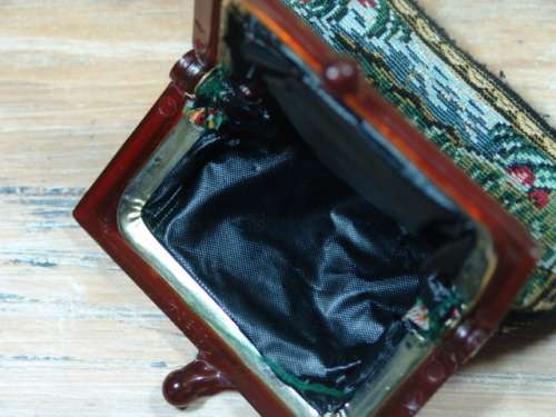 Vintage Tapestry coin Purse