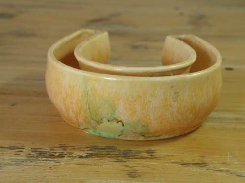 Vintage Beswick ware ceramic Horseshoe Vase - England