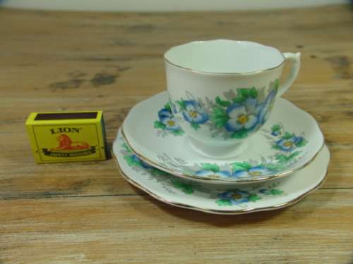 Vintage fine bone china Trio - England