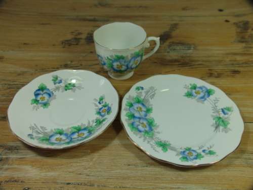 Vintage fine bone china Trio - England