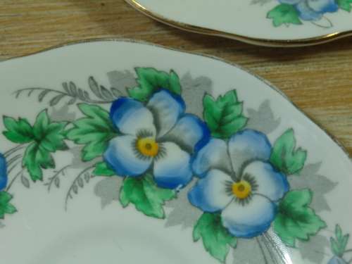 Vintage fine bone china Trio - England