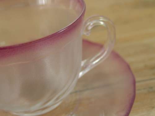 5 x Arcoroc glass Tea cup and saucer  Sets - Duo's made in France