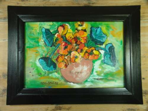 Original Acrylic on board Framed and signed painting - Rosa Smit 1998