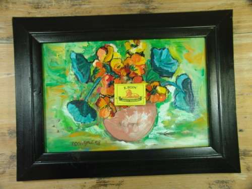 Original Acrylic on board Framed and signed painting - Rosa Smit 1998