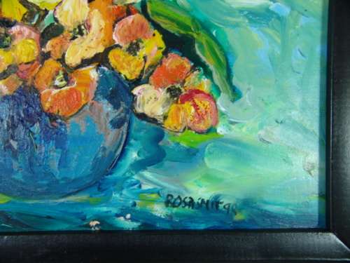 Original Acrylic on board Framed and signed painting - Rosa Smit 1998