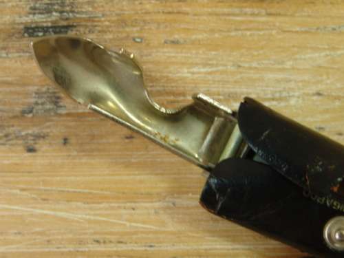 Vintage Multi Tool with genuine Kangaroo leather pouch