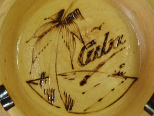 Crazy R5 start - Vintage Cuban Ashtray with Cigar - wood