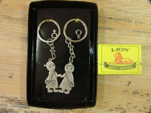 His and Hers magnetic Key holders - stainless steel