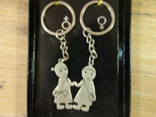 His and Hers magnetic Key holders - stainless steel