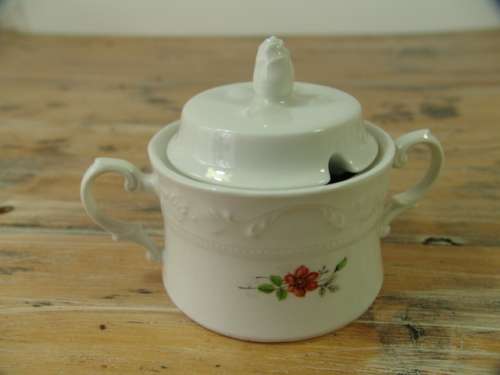 Vintage Huguenot Royale porcelain Tea Set -, 21 Piece, serves 6