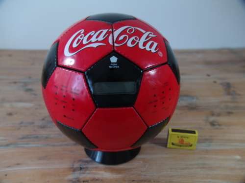 Vintage collectable Coca Cola Radio/CD player - Soccer Ball