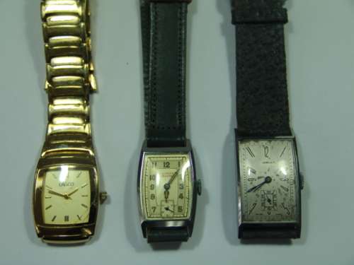Lot of 3 Vintage mechanical wrist Watches, Lanco, Climax and Simla - not working