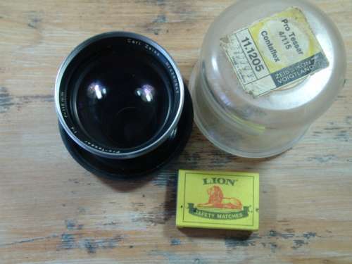 Zeiss Pro Tessar 4/115 Contaflex Camera Lens. 1:4, 115mm - Germany