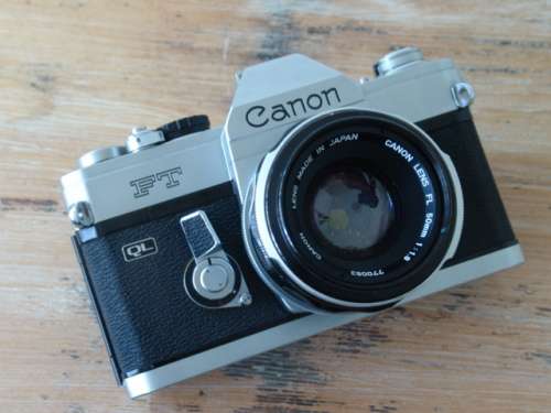 Vintage 1966 Canon FT QL Camera with 50mm, 1:1.8 Lens