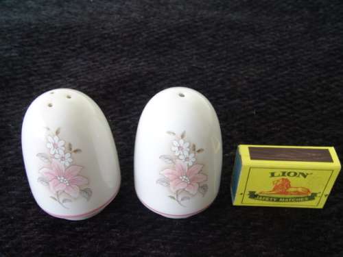 Set of 2 Vintage ceramic salt and pepper shakers
