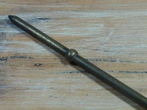 Vintage solid brass fire Poker