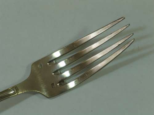 Large vintage 845 Silver Fork with Hallmark