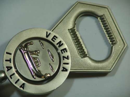 Vintage stainless steel Venezia - Italia souvenir Bell and bottle opener