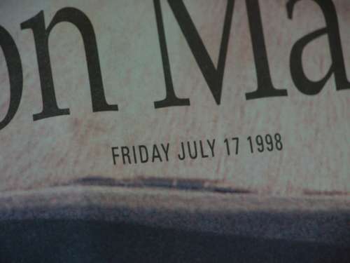 Nelson Mandela - The President's 80th Birthday celebrations - 17 July 1998 - 20 pages