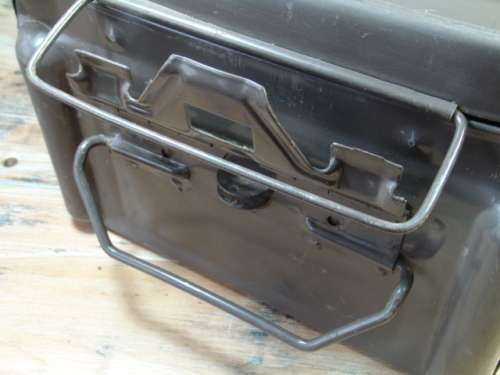 Old SADF metal Ammunition Box - 26cm x 28cm x 20cm