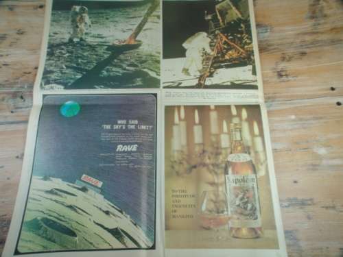 Vintage  Saturday 9 August 1969 Rand Daily Mail newspaper - Moon landing - 8 pages