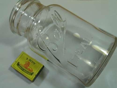 Vintage " Ball - Ideal " glass Jar