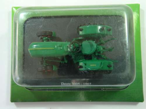Collectable die cast model Tractor, Hachette, Deutz 3005, 1967, scale 1:43, mint condition