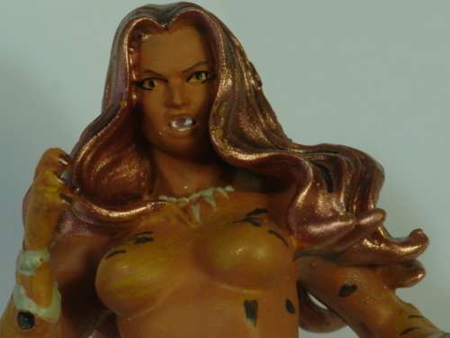 DC Comics Chess collection action figurine, Cheetah, collectable Super hero character