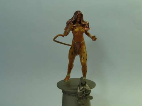 DC Comics Chess collection action figurine, Cheetah, collectable Super hero character