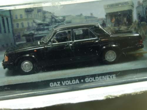 James Bond, 007, Collectable die cast model car, Diorama, GAZ Volga, Golden Eye.