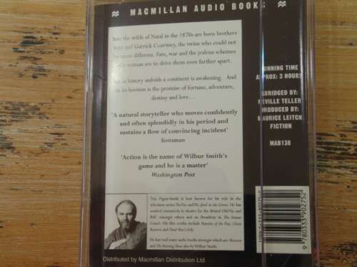 Wilbur Smith, When the lion feeds, an Audio story, double Cassette / Tape set.