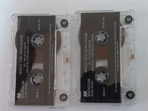 Wilbur Smith, When the lion feeds, an Audio story, double Cassette / Tape set.
