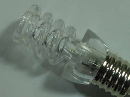 Coloured LED spiral Key Holder / Toy