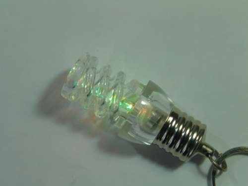 Coloured LED spiral Key Holder / Toy