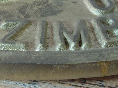 Original National Railways of Zimbabwe solid cast Brass Locomotive Plaque, No.417, very heavy 20Kg