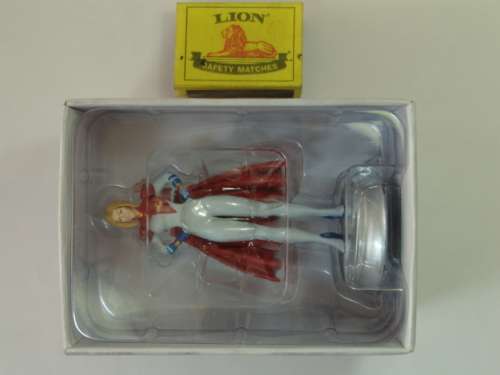 DC Comics Chess collection action figurine, Powergirl, collectable Super hero character