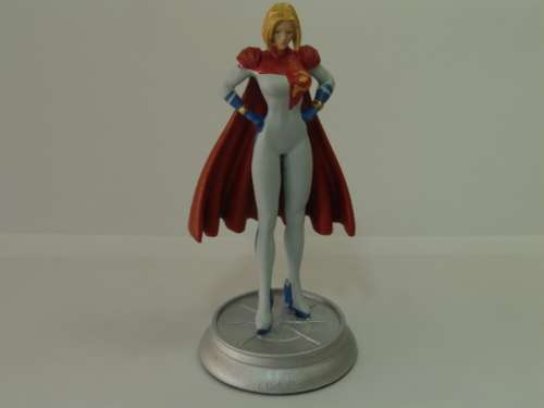DC Comics Chess collection action figurine, Powergirl, collectable Super hero character