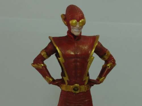 DC Comics Chess collection action figurine, Johnny Quick, collectable Super hero character