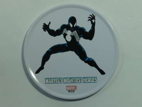 Marvel Coasters with Spiderman motive, set of 4 in tin