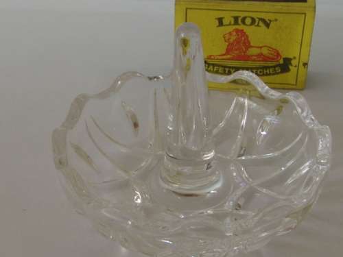 Crystal ring tree, vintage