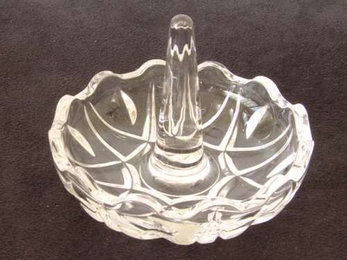 Crystal ring tree, vintage