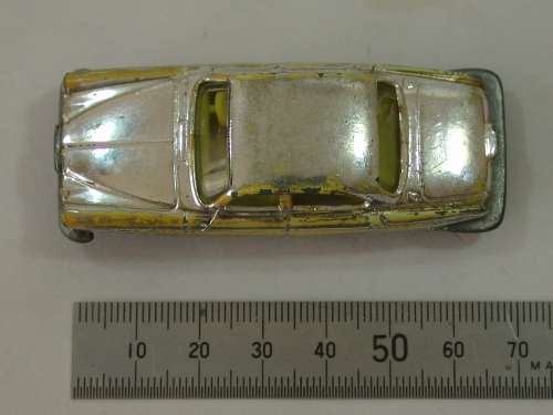 Husky, Jaguar MK10 chromed collectable scale model car, scale 1:64, Great Britain, 60's, very rare