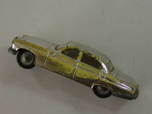 Husky, Jaguar MK10 chromed collectable scale model car, scale 1:64, Great Britain, 60's, very rare