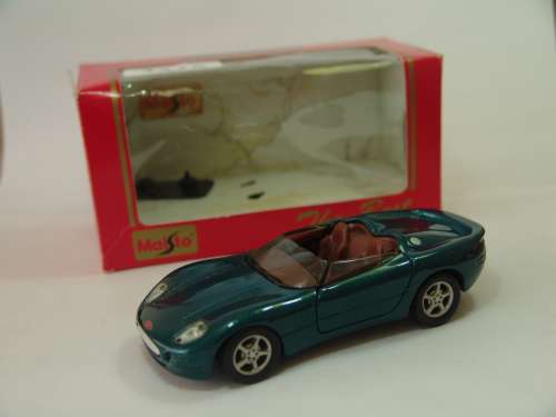 Collectable die cast scale model Car, Maisto, Jaguar XK 180 in original box, 1:37, vintage
